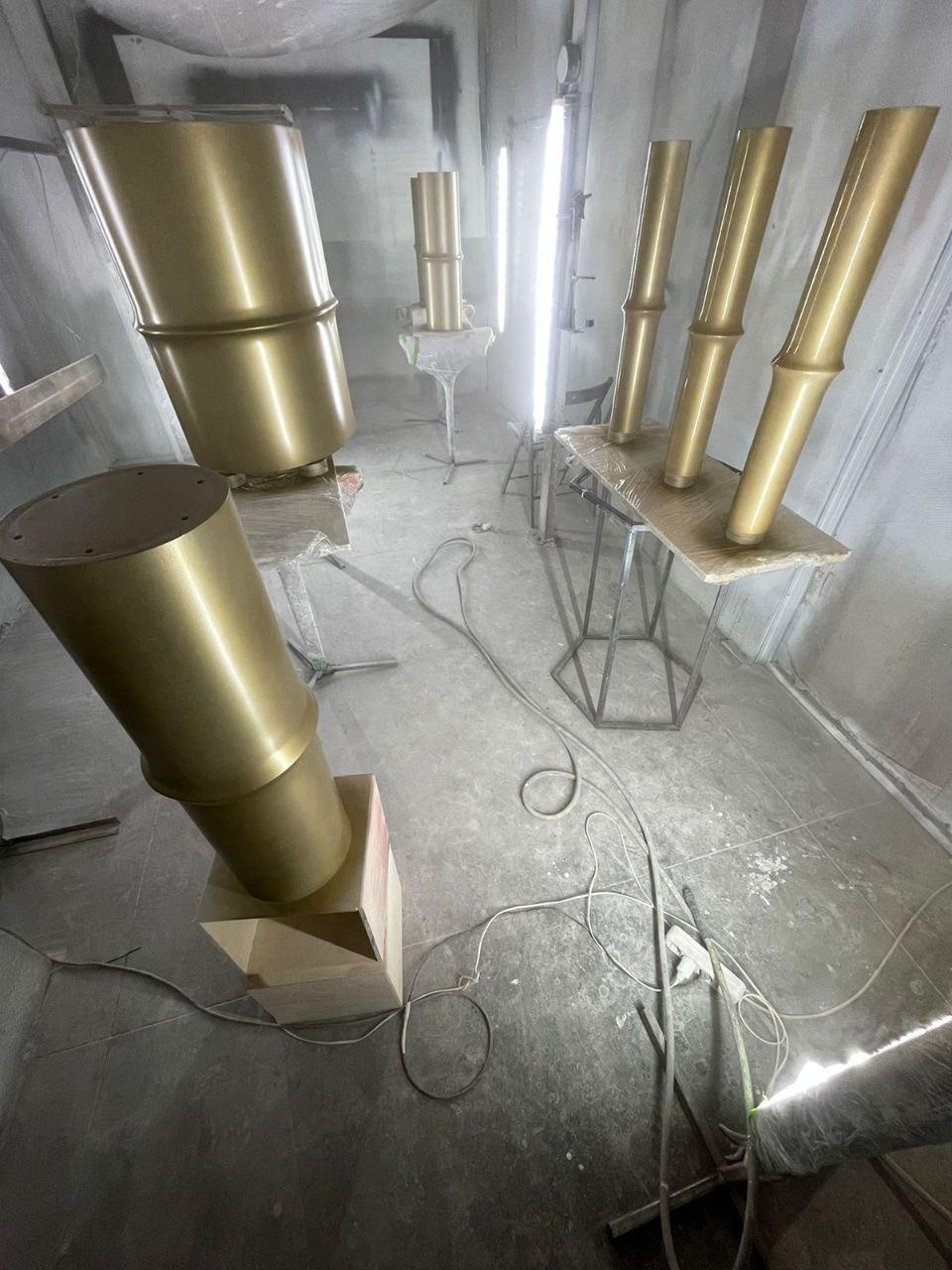 Металлическое подстолье "Бамбук"