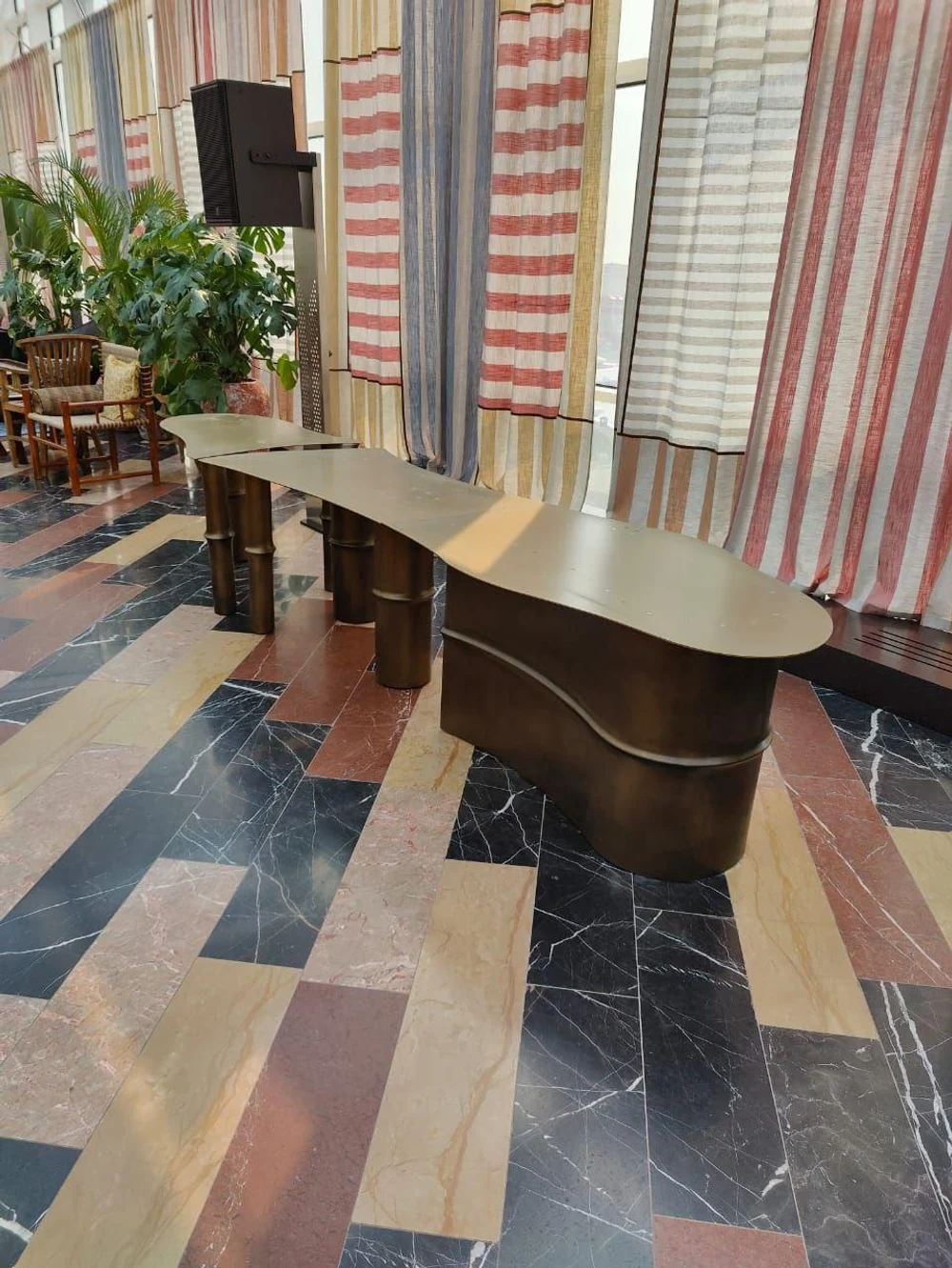 Металлическое подстолье "Бамбук"