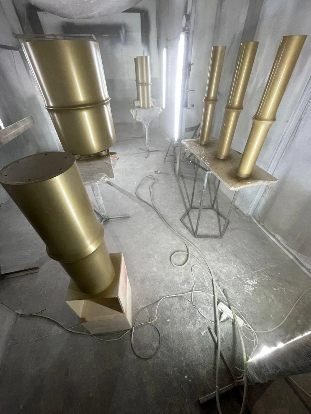 Металлическое подстолье "Бамбук"